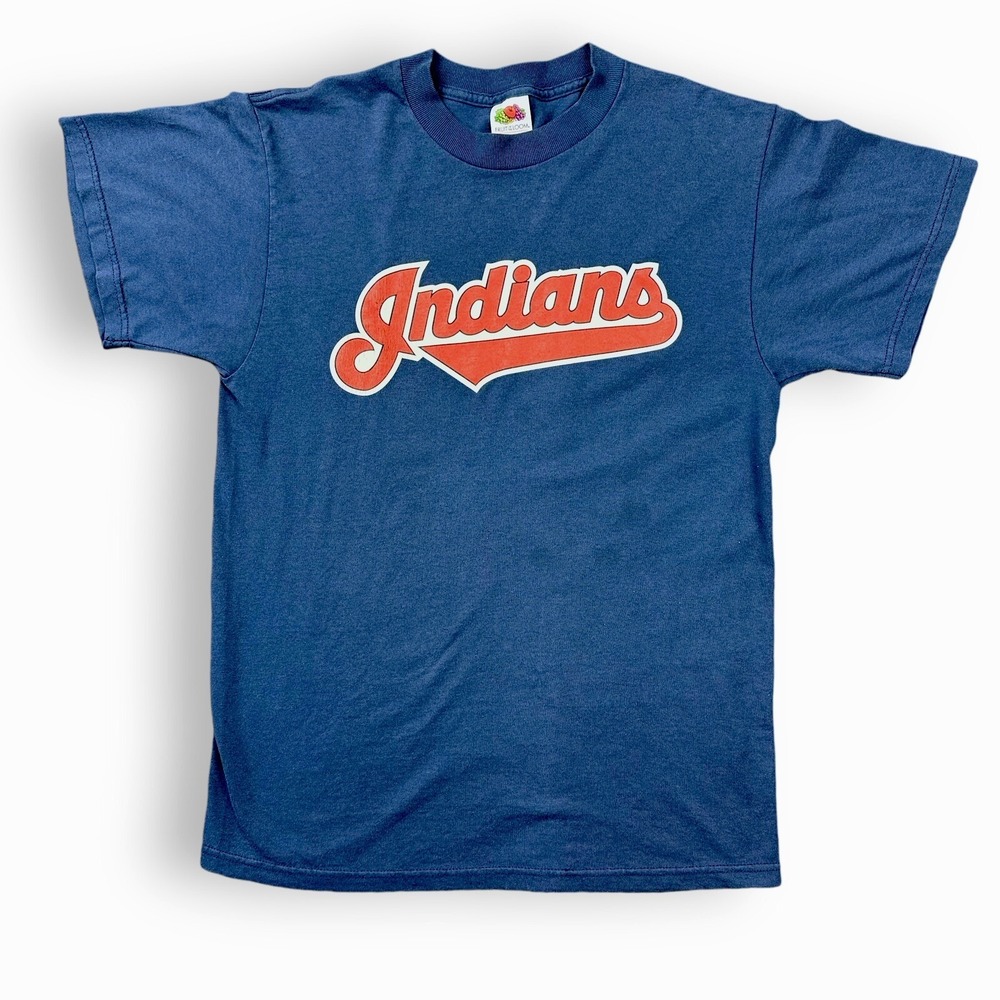 Vintage Cleveland Indians T Shirt Medium Baseball Team MLB
